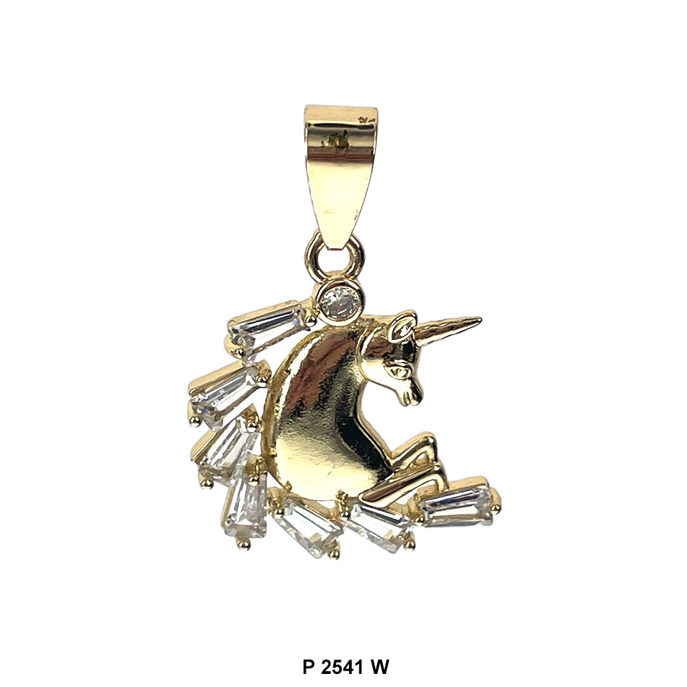 Unicorn Pendant P 2541 W