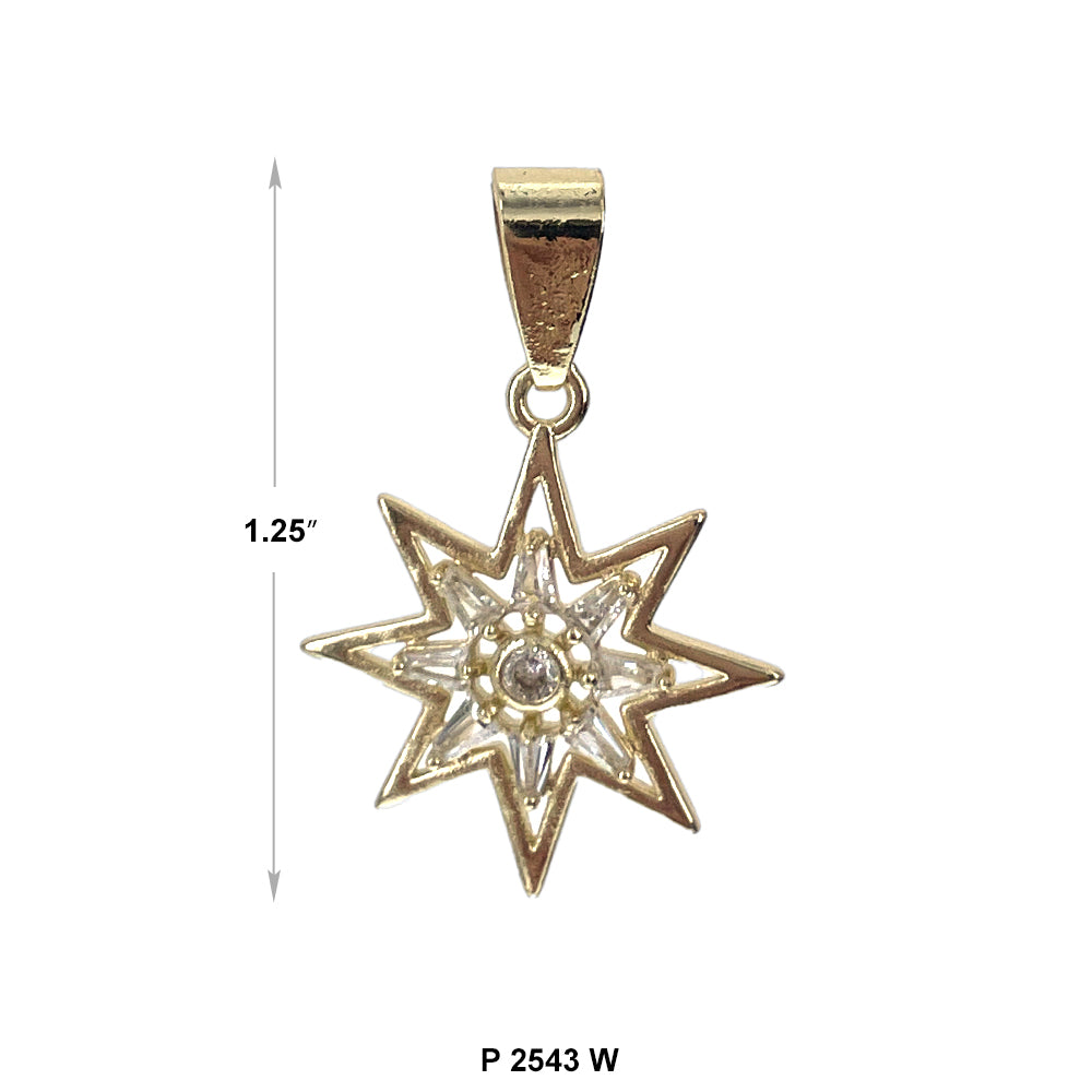 Star Pendant P 2543 W