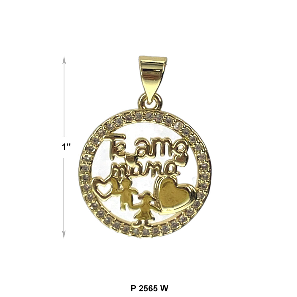 Te Amo Mama Pendant P 2565 W