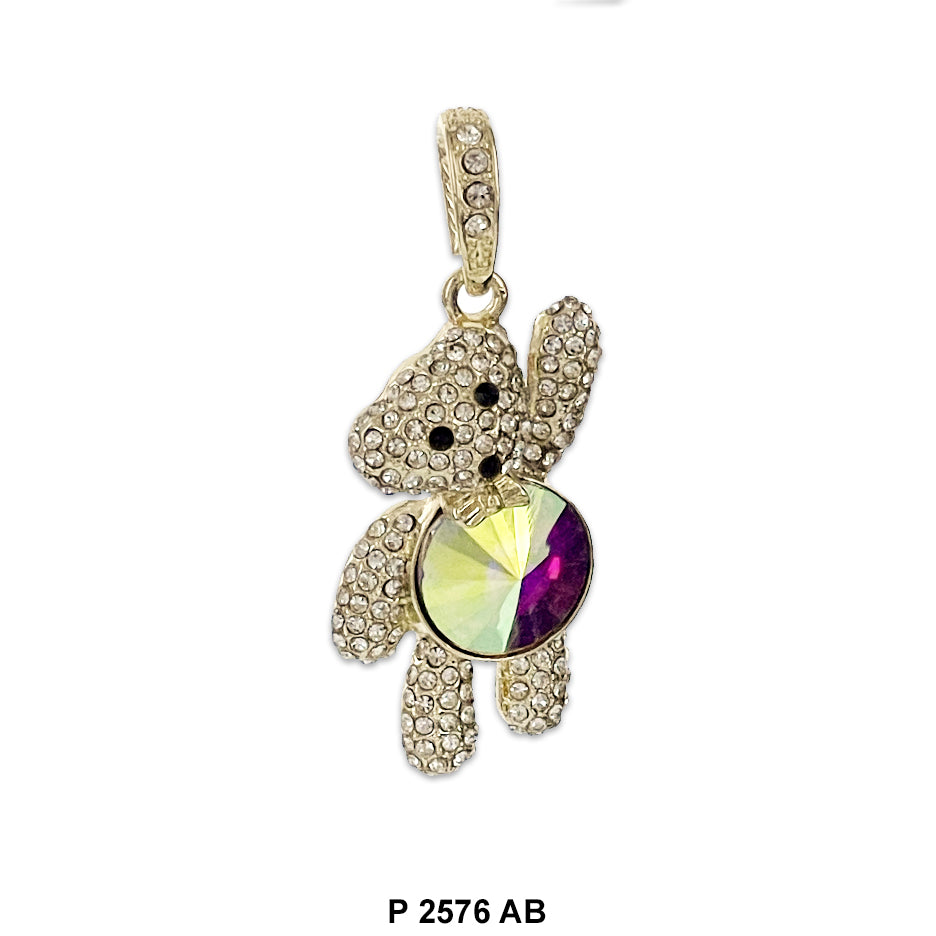 Bear Pendant P 2576 AB