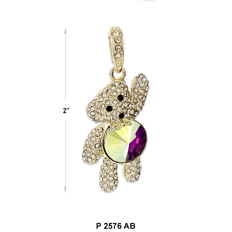 Bear Pendant P 2576 AB