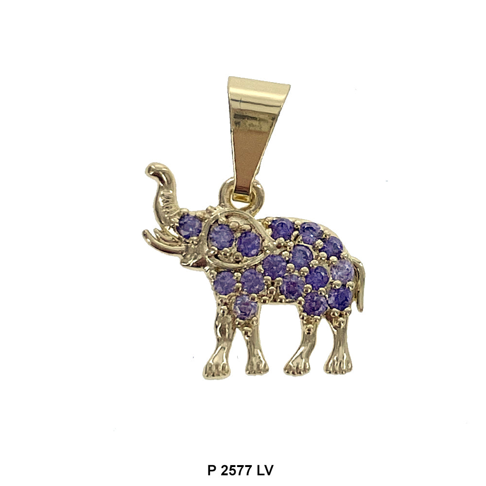 Elephant Pendant P 2577 LV