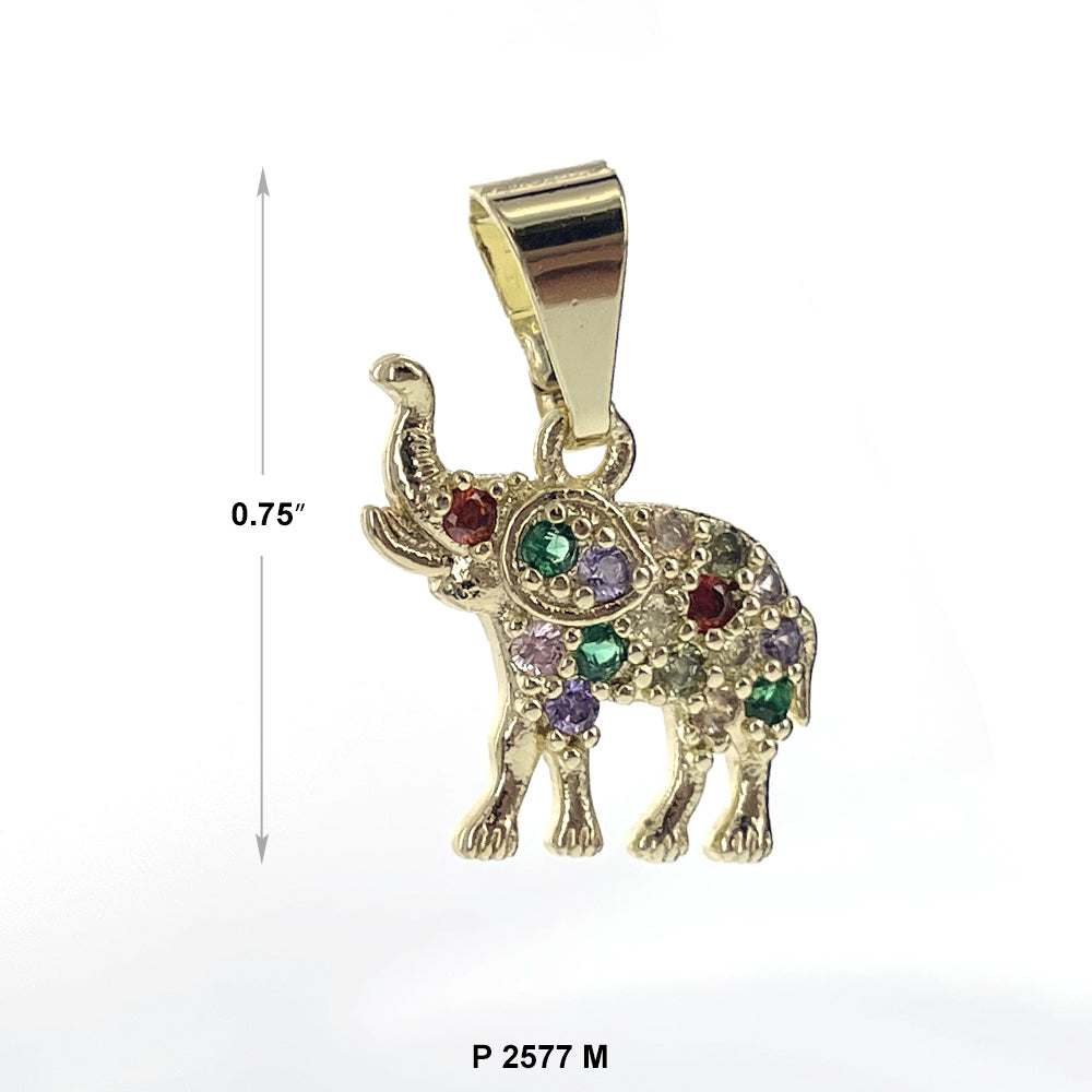 Elephant Pendant P 2577 M