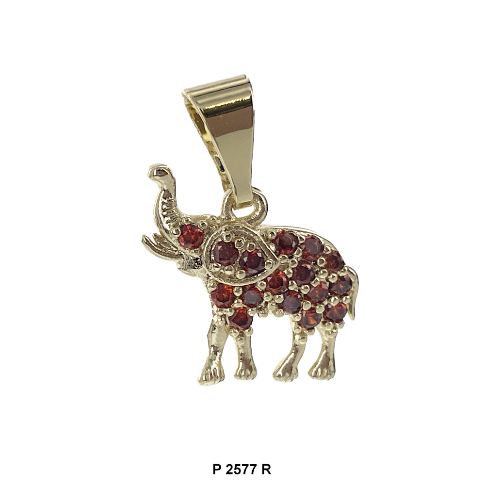 Elephant Pendant P 2577 R