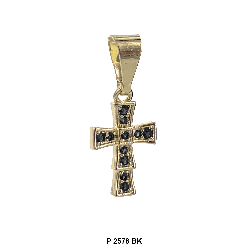 Cross Pendant P 2578 BK