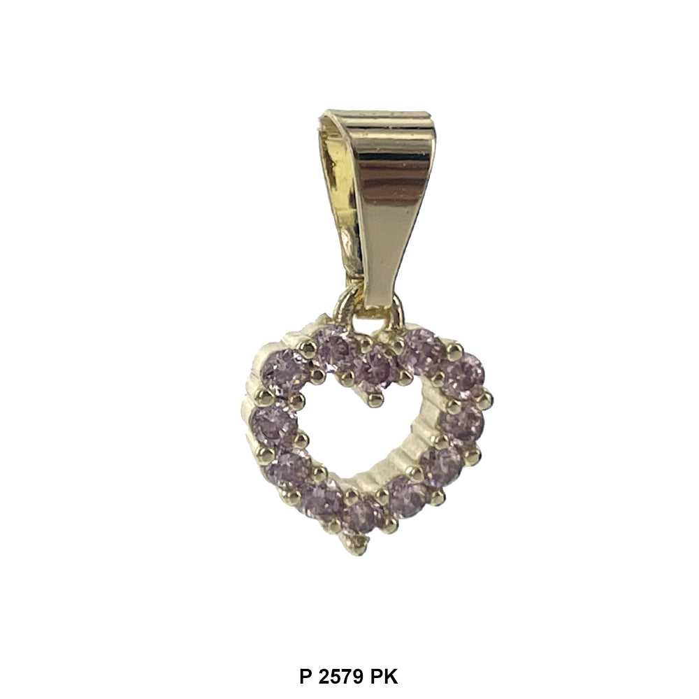 Heart Pendant P 2579 PK