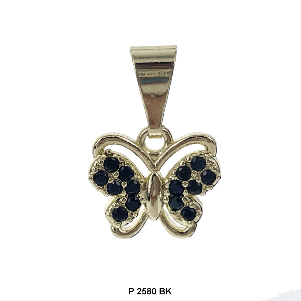 Butterfly Pendant P 2580 BK