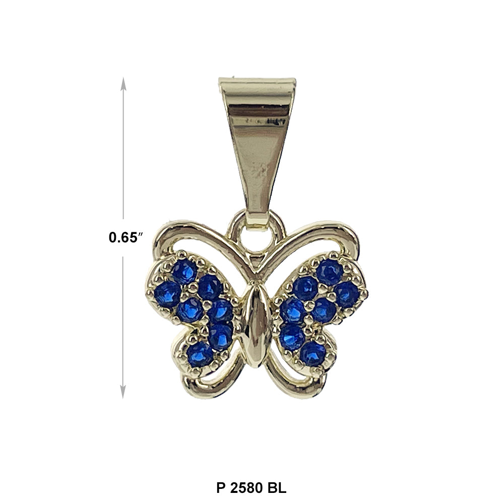 Butterfly Pendant P 2580 BL