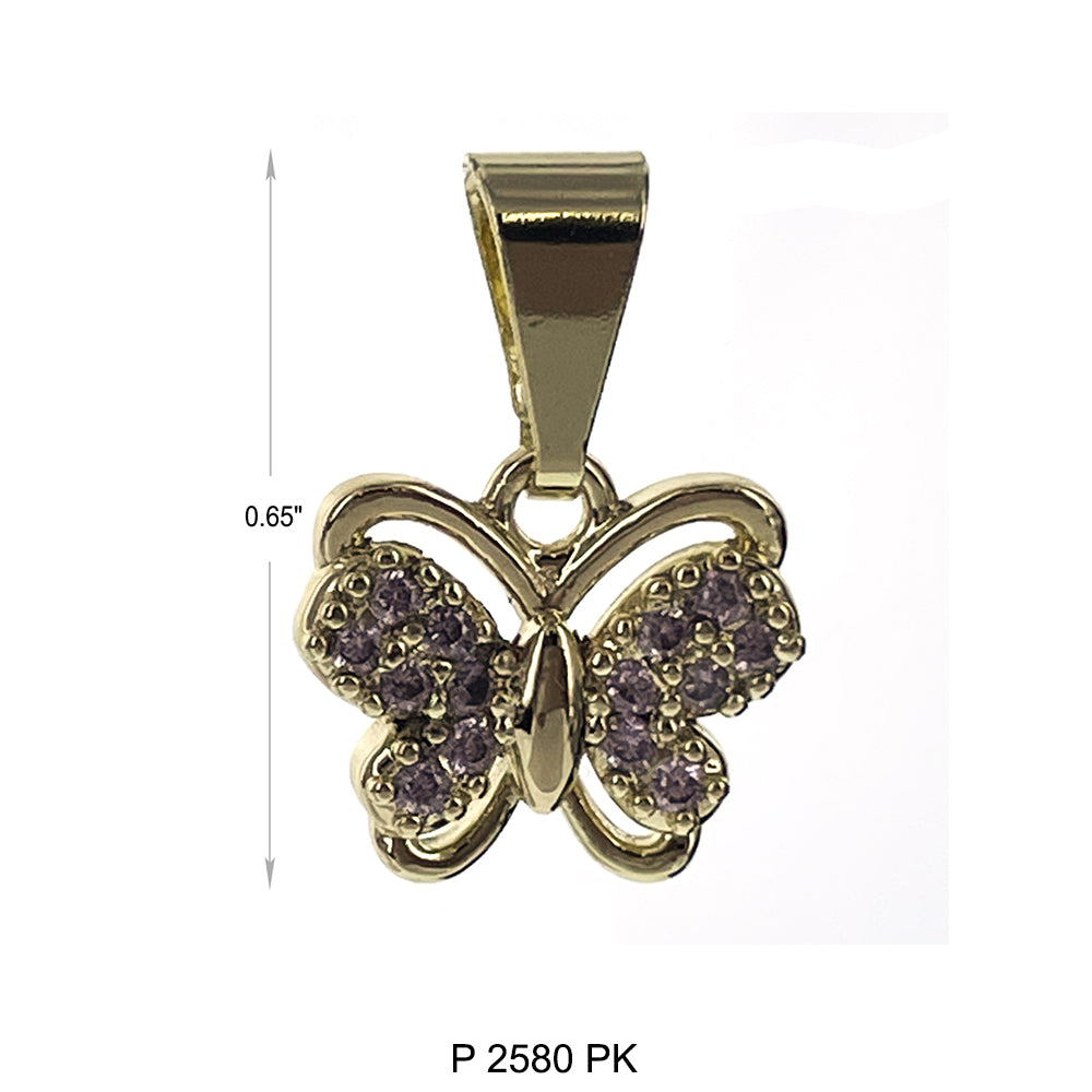 Butterfly Pendant P 2580 PK