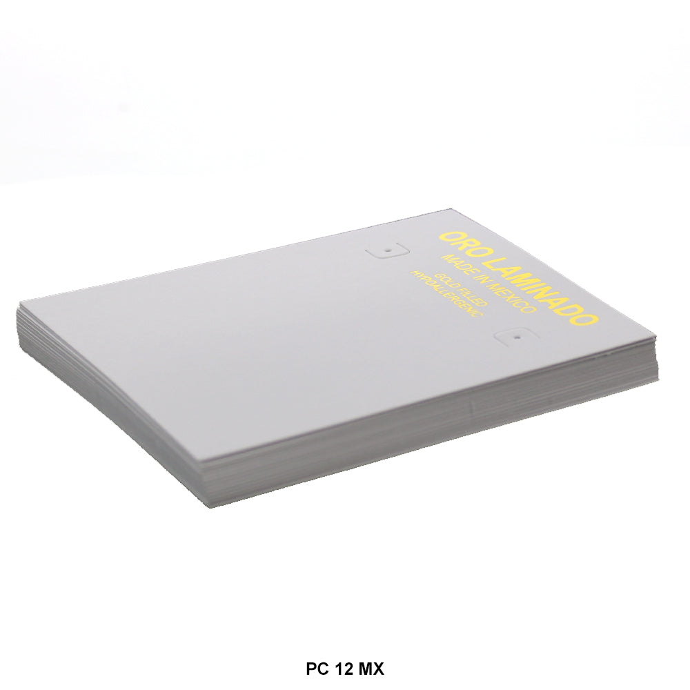 Oro Laminado Made In Mexico Packing Card PC 12 MX