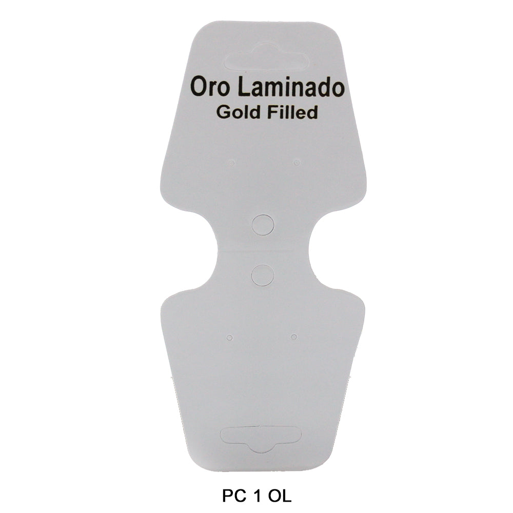 Oro Laminado Packing Card PC 1 OL