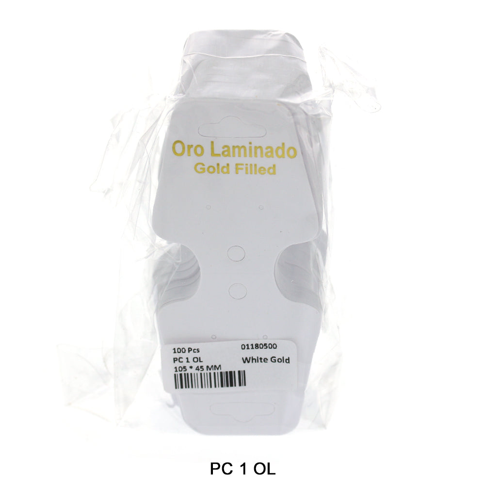 Oro Laminado Packing Card PC 1 OL