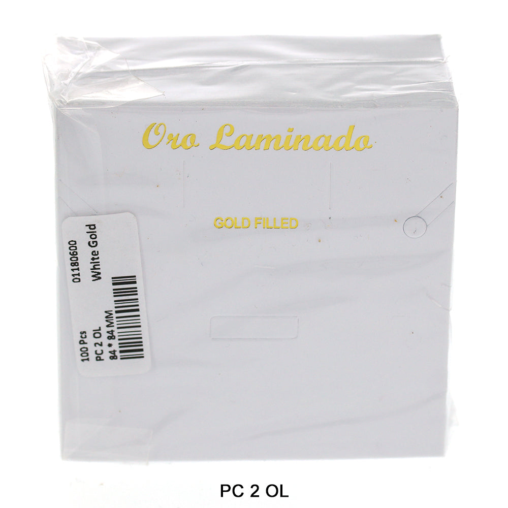 Oro Laminado Packing Card PC 2 OL
