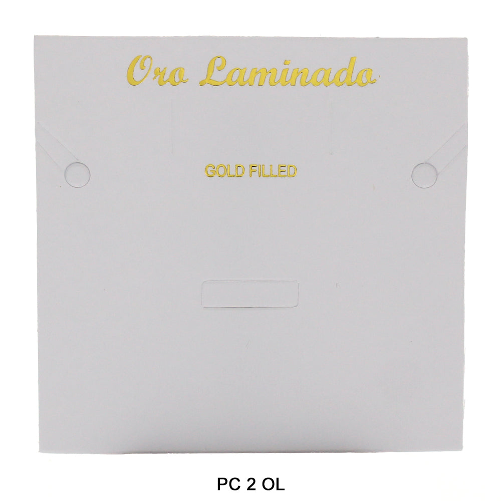 Oro Laminado Packing Card PC 2 OL