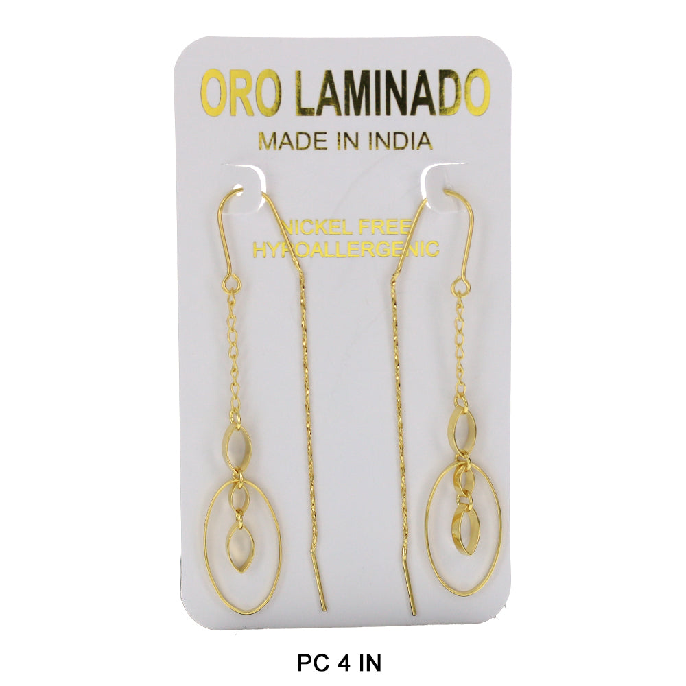 Oro Laminado Made In India Packing Card PC 4 IN