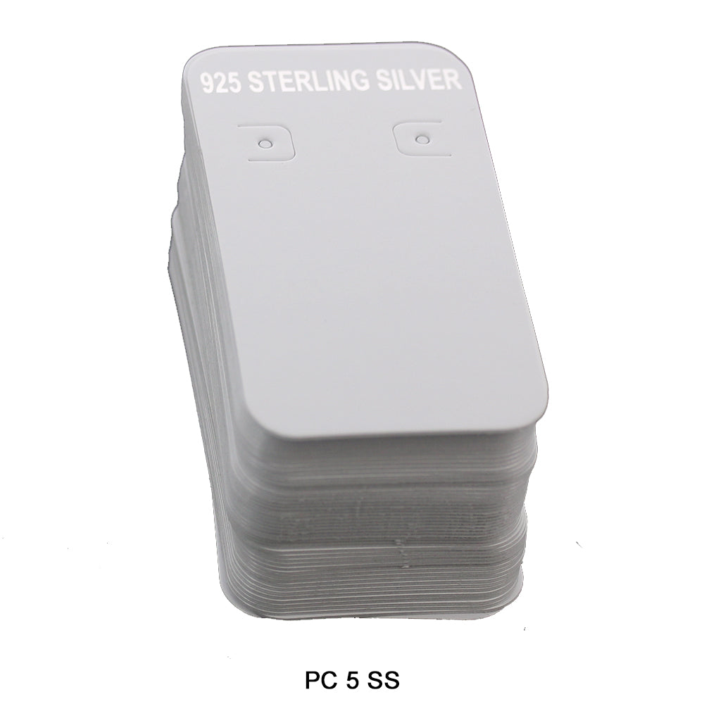 Sterling Silver Packing Card PC 5 SS