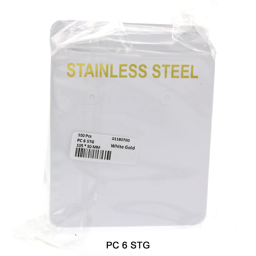 Cartón de embalaje de acero inoxidable PC 6 STG