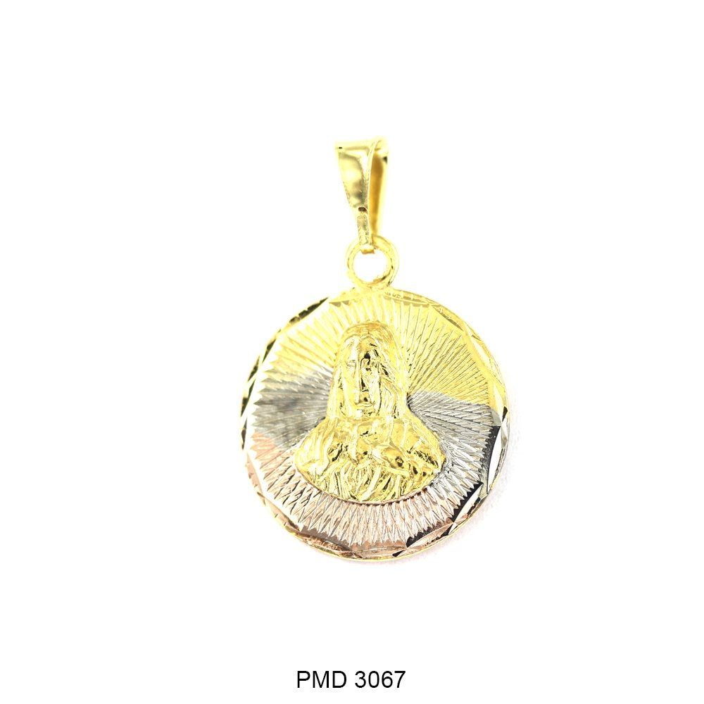 Guadalupe And Jesus Pendant PMD 3067
