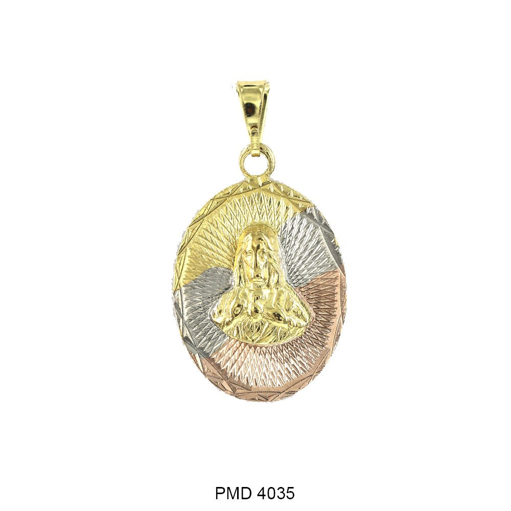 Guadalupe And Jesus Pendant PMD 4035