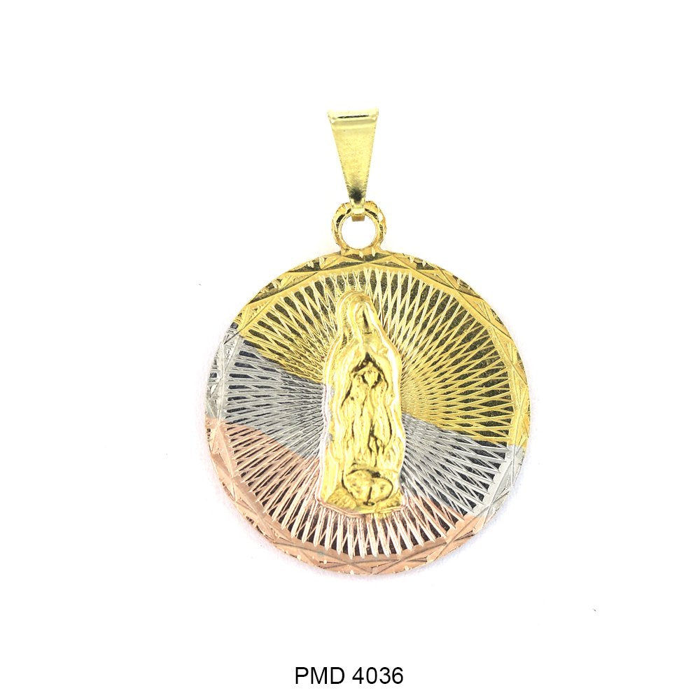 Guadalupe And Jesus Pendant PMD 4036