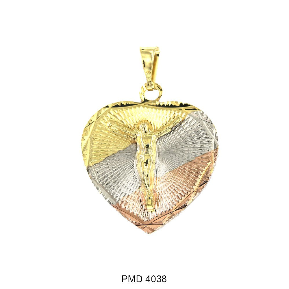 Guadalupe And Jesus Pendant PMD 4038