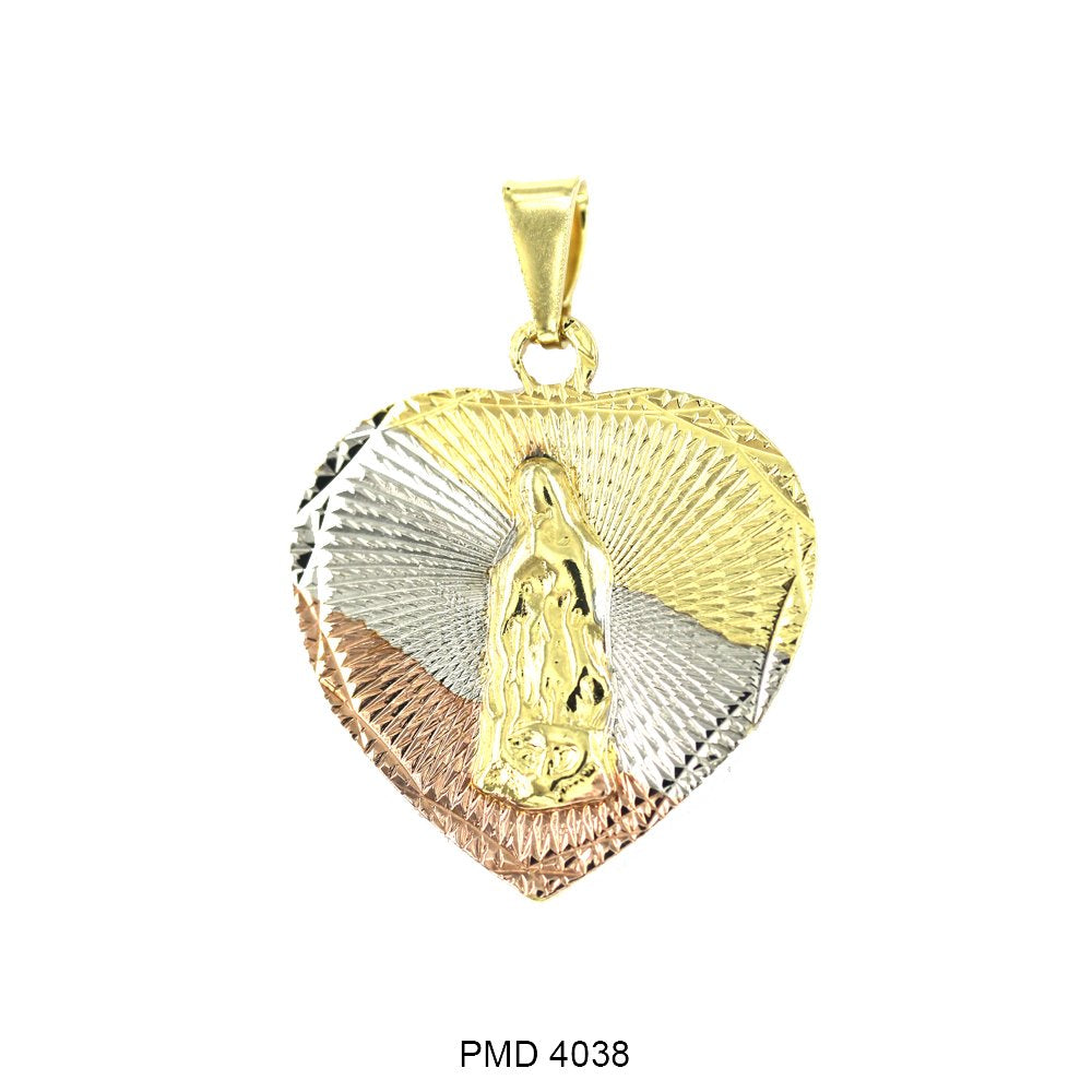 Guadalupe And Jesus Pendant PMD 4038