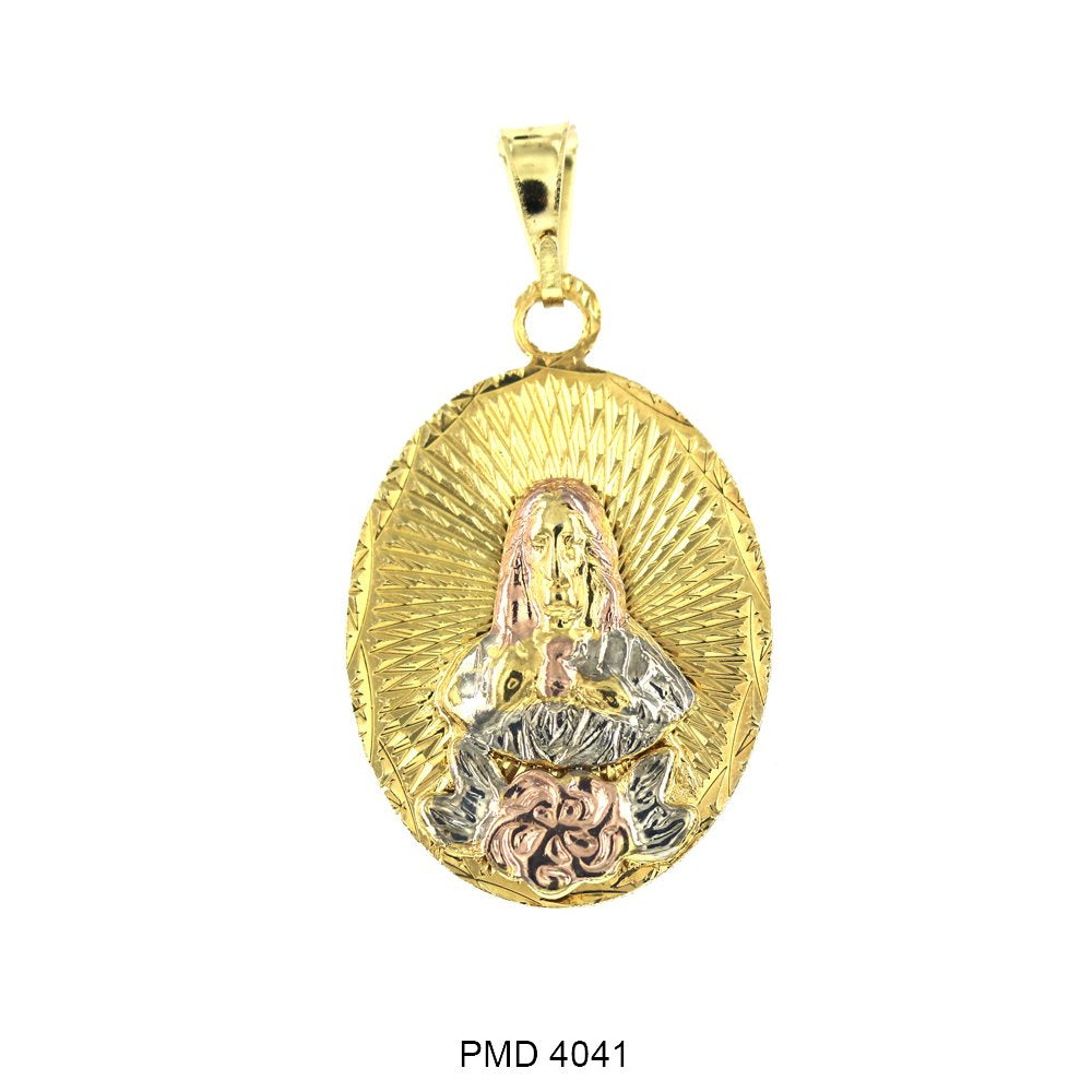 Guadalupe And Jesus Pendant PMD 4041