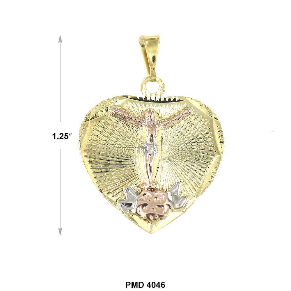 Guadalupe And Cross Pendant PMD 4046