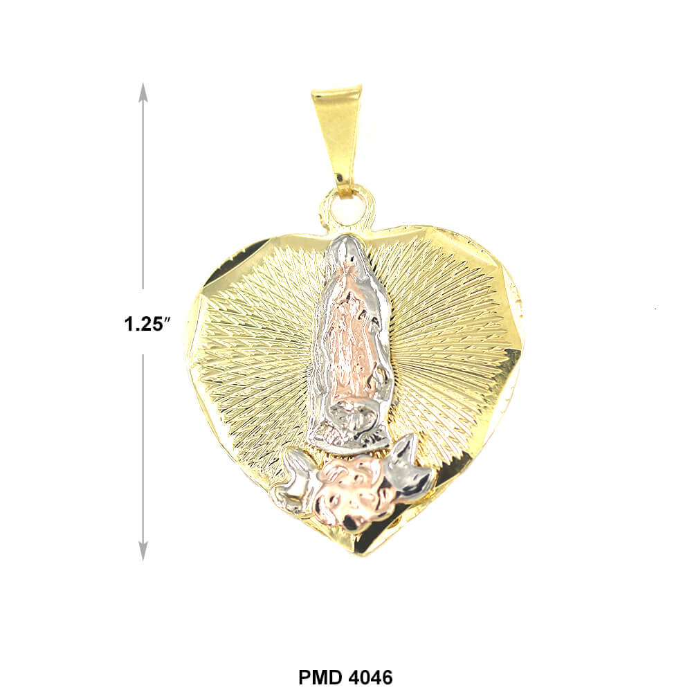 Guadalupe And Cross Pendant PMD 4046