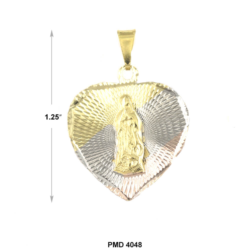 Guadalupe And Jesus Pendant PMD 4048