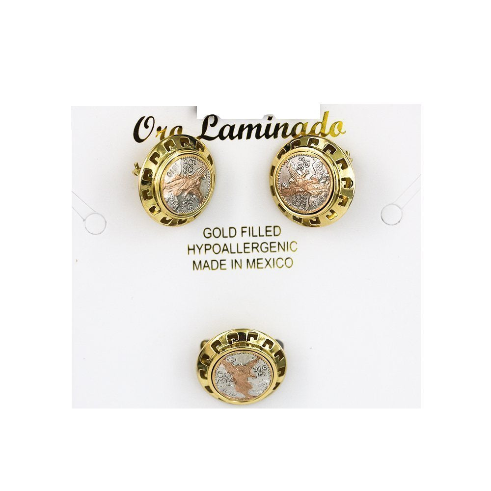 Centinario Earrings With Ring Set PRS 1005