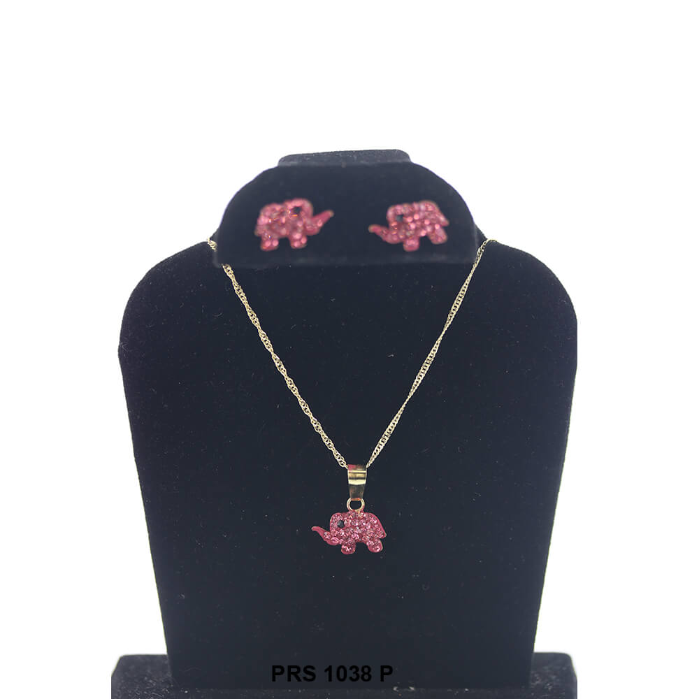 Conjunto Collar Elefante PRS 1038 P