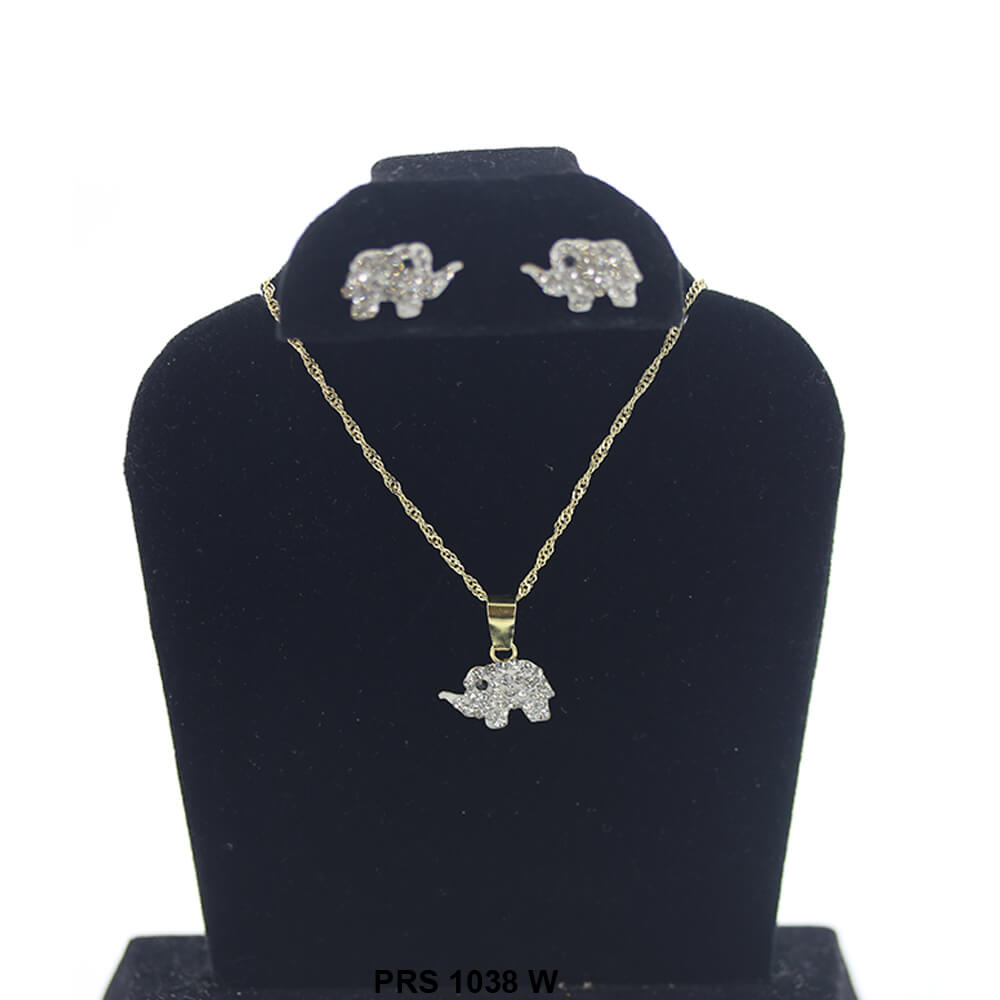 Juego de collar de elefante PRS 1038 W