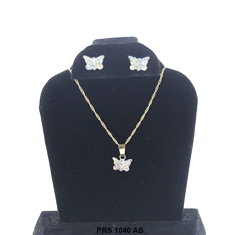 Conjunto Collar Mariposa PRS 1040 AB