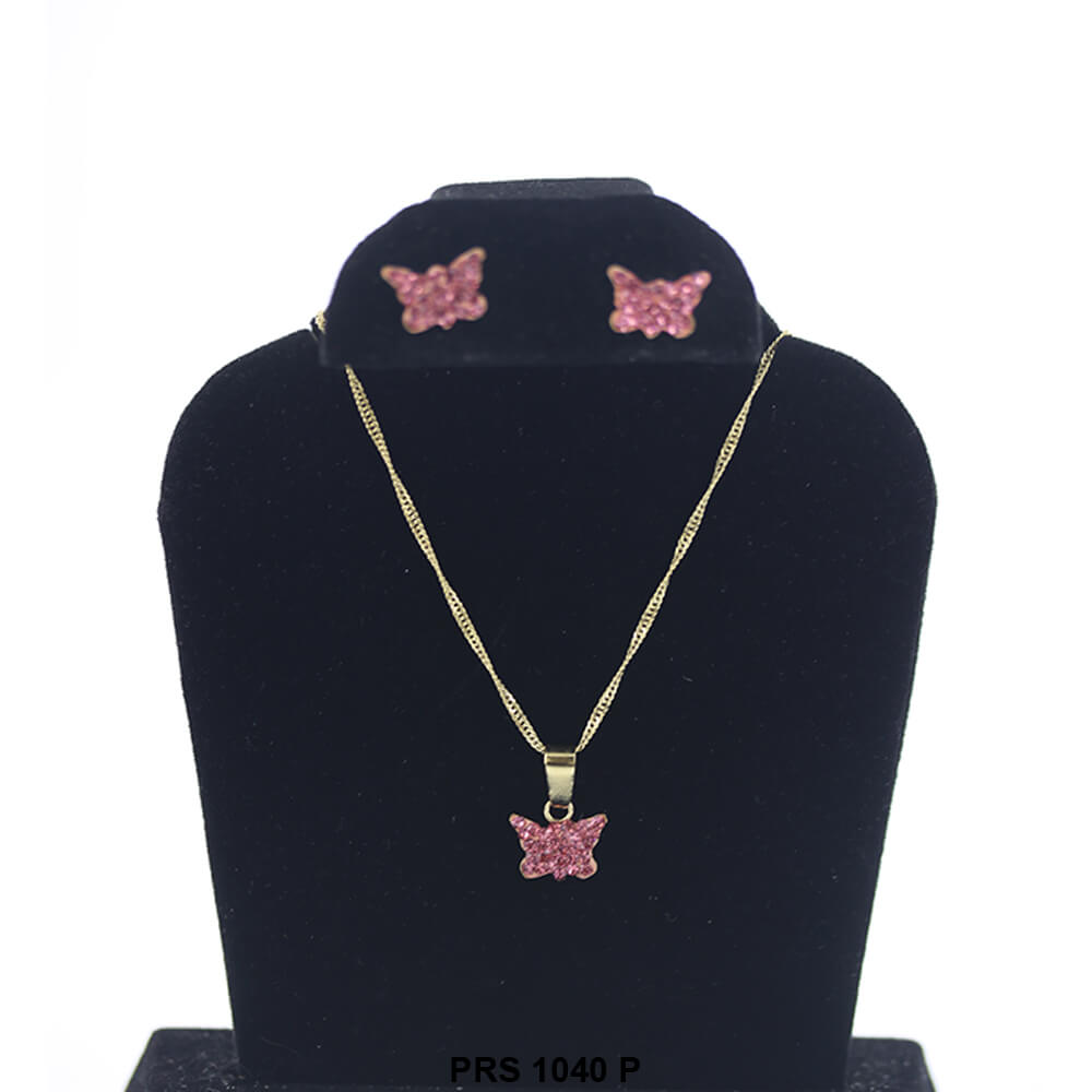 Conjunto Collar Mariposa PRS 1040 P