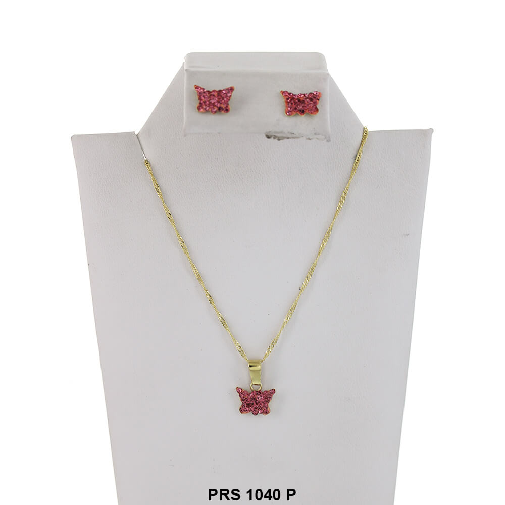 Conjunto Collar Mariposa PRS 1040 P