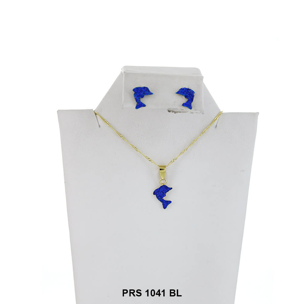 Juego de collar de delfín PRS 1041 BL