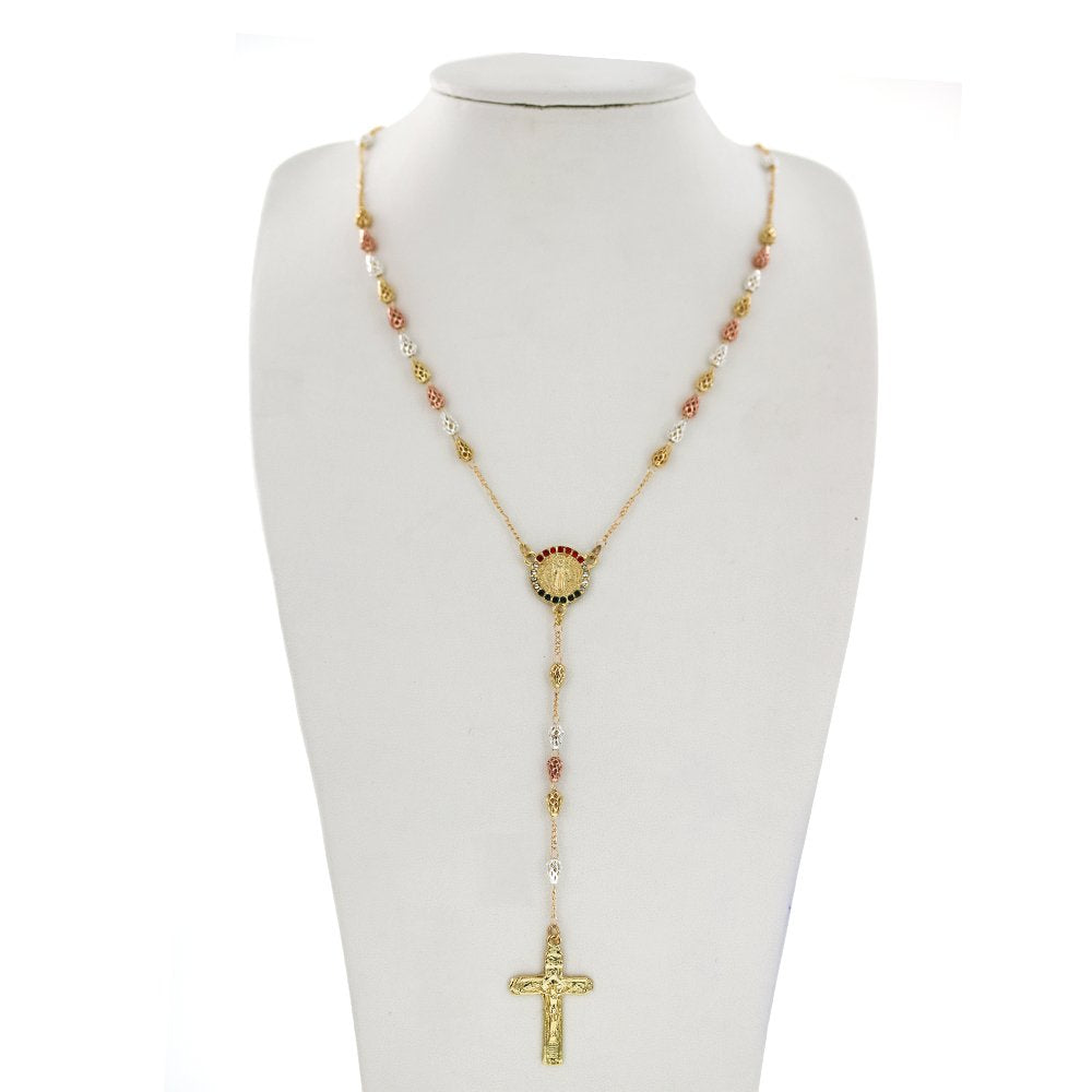 4 MM Tear Drop Beads San Benito Rosary R 4022-1 M