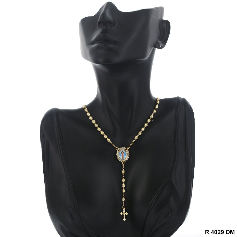 4 MM Beads Rosary R 4029 DM