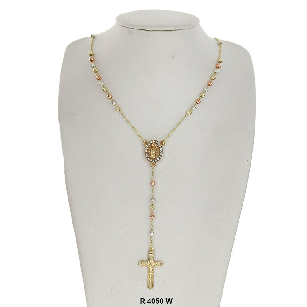 4 MM Beads San Judas Rosary R 4050 W