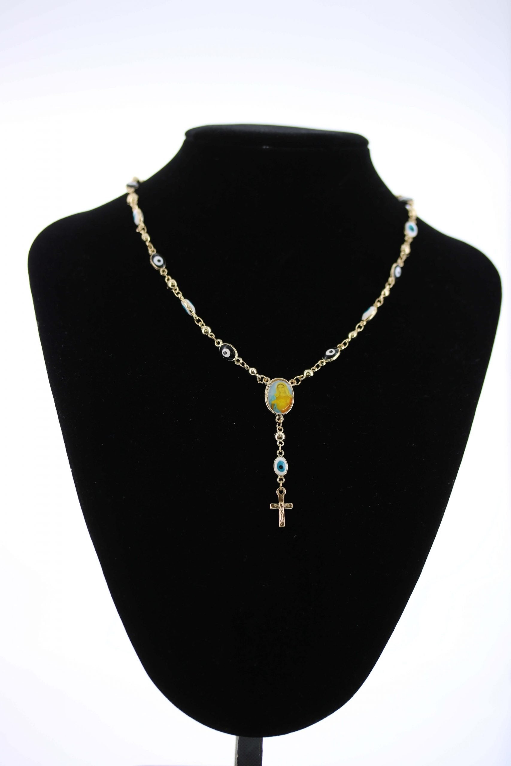 Evil Eye Rosary RE 6008 BKSB