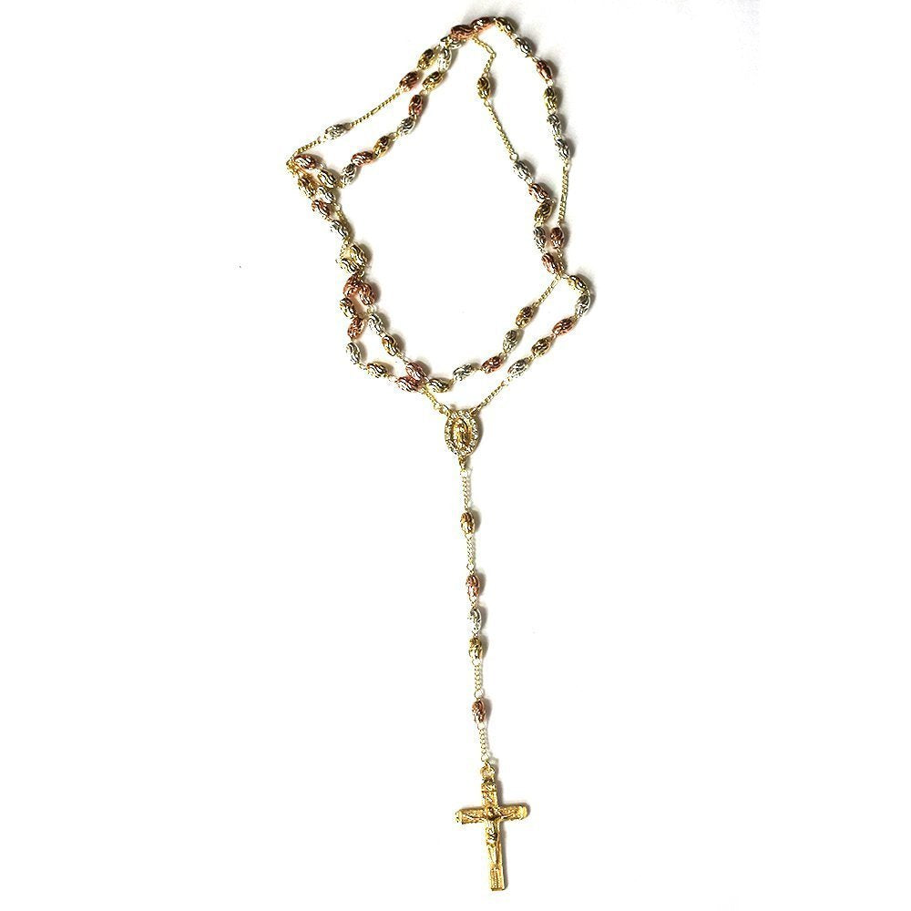 6 MM Guadalupe With Stone Rosary R 6027 W