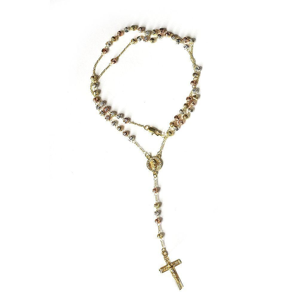 6 MM Guadalupe With Stone Rosary R 6028 W