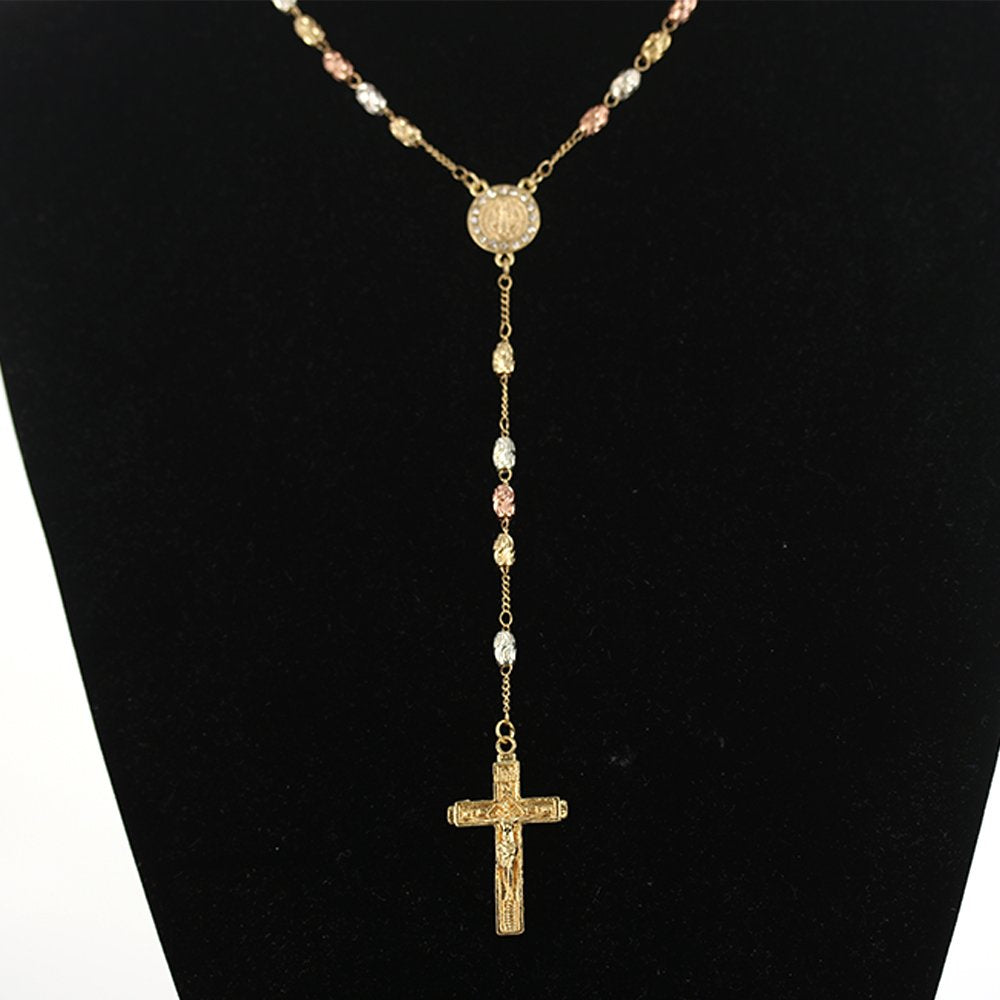 6 MM San Benito With Stone Rosary R 6029 W