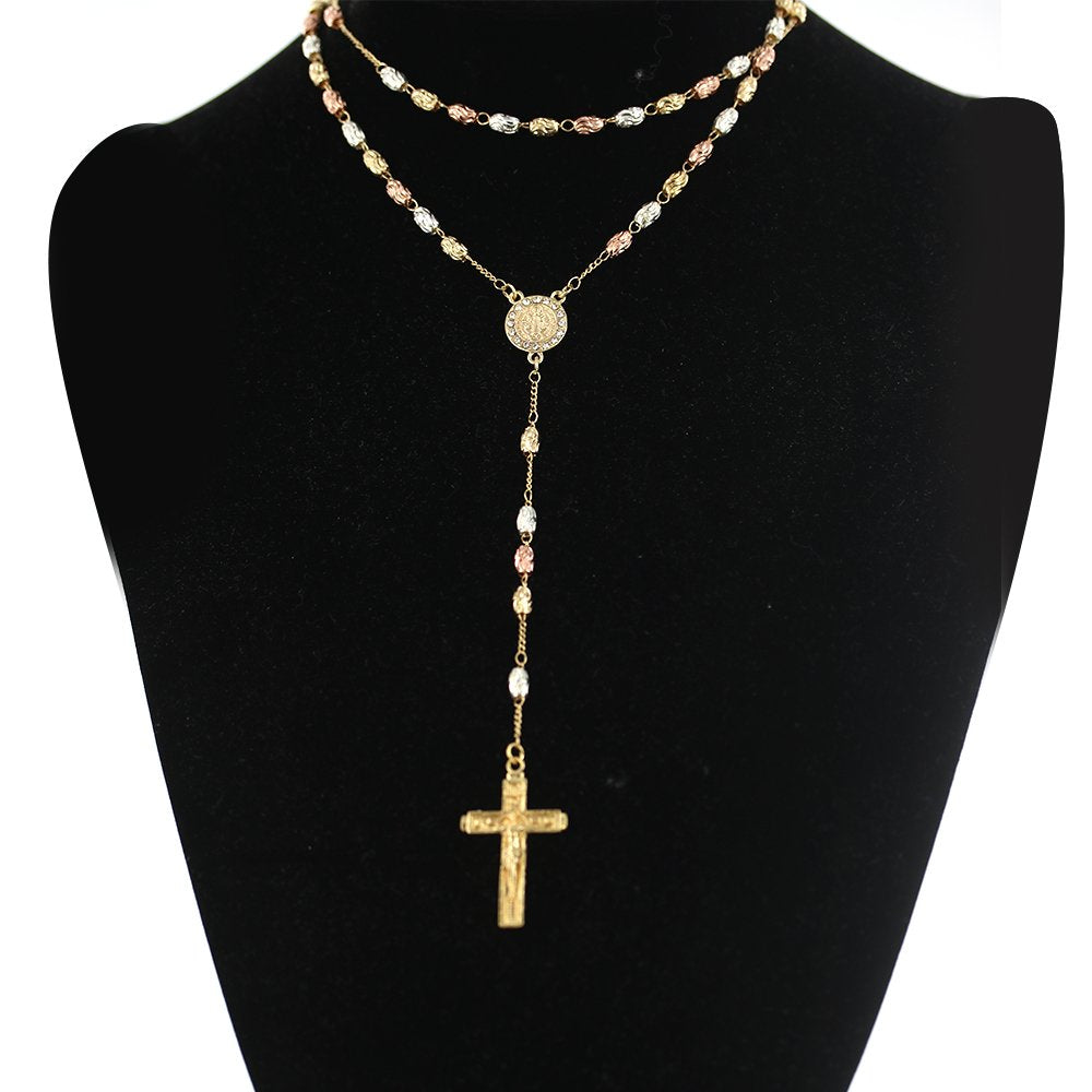 6 MM San Benito With Stone Rosary R 6029 W