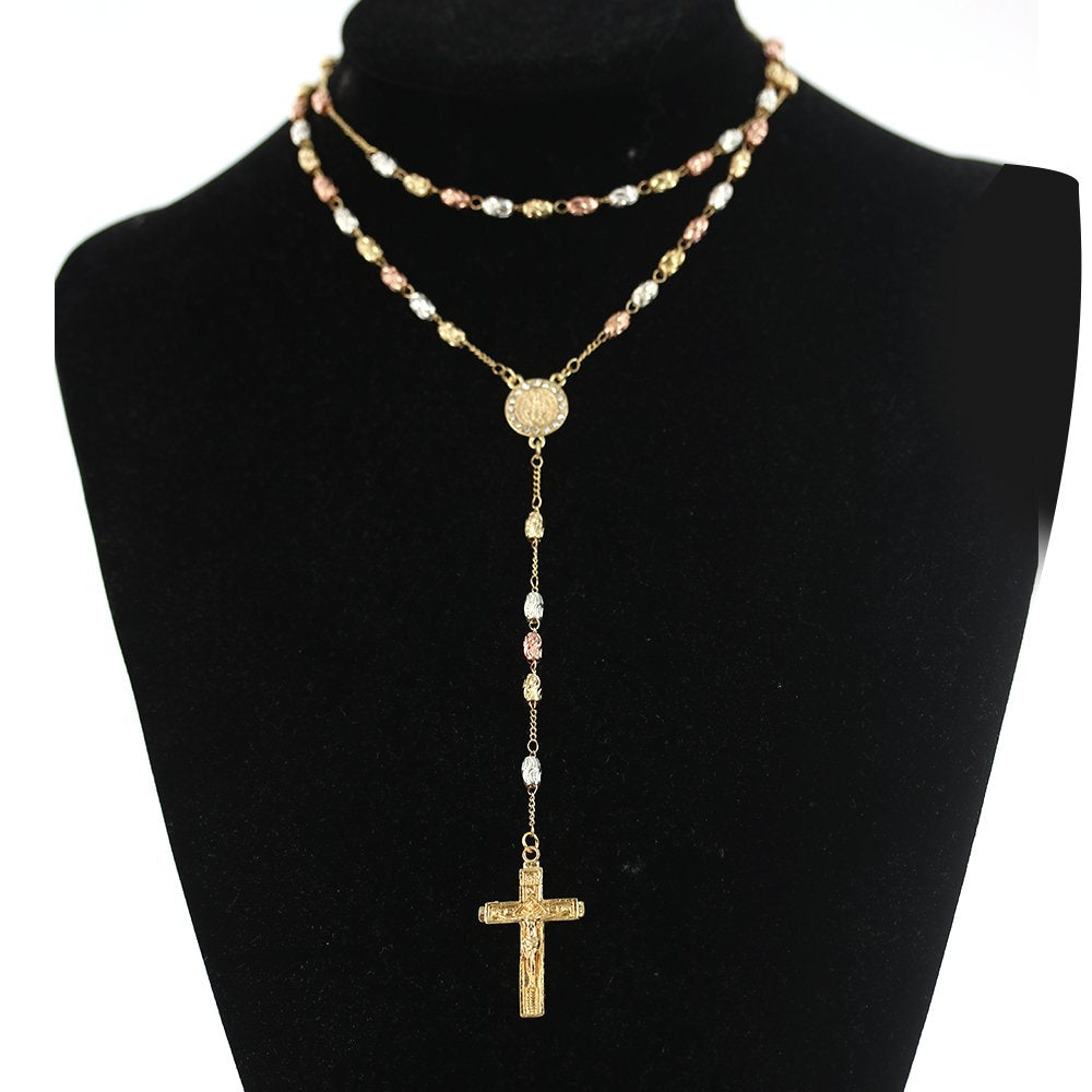 6 MM San Benito With Stone Rosary R 6029 W