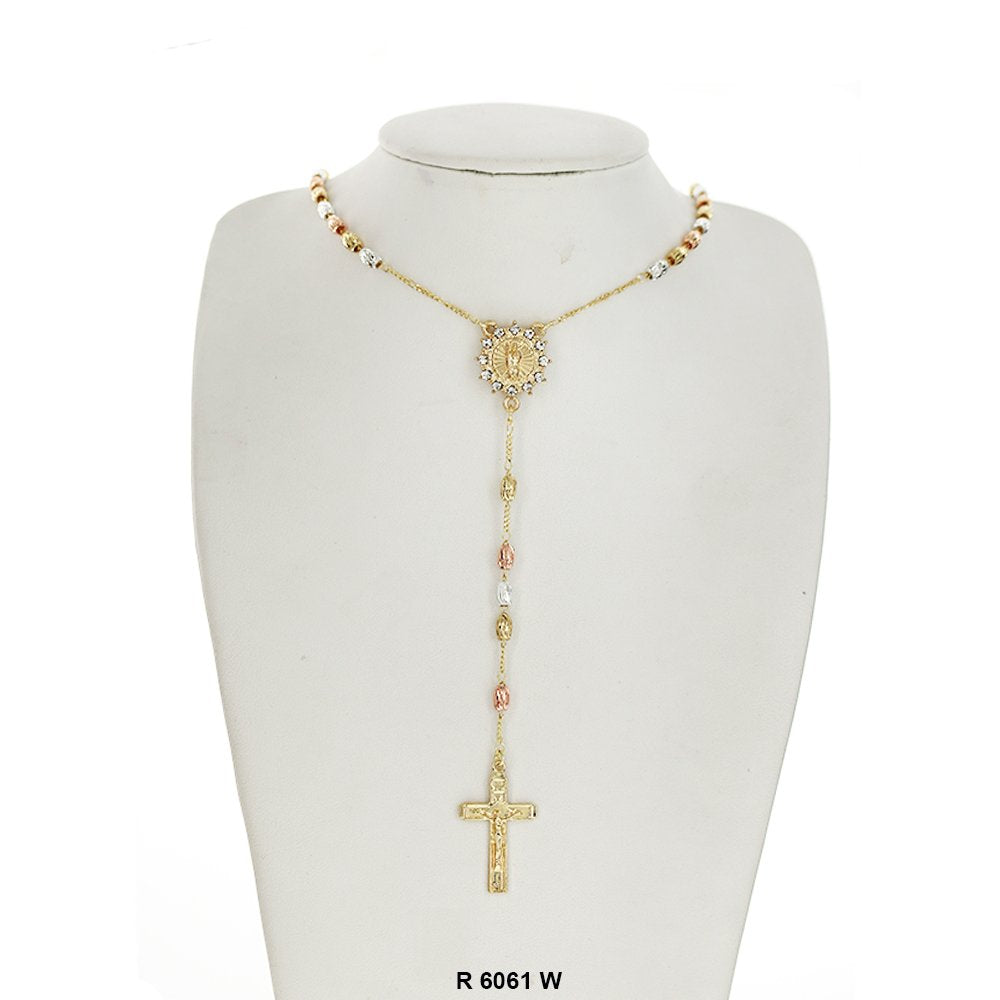6 MM Rice Beads San Judas Rosary R 6061 W