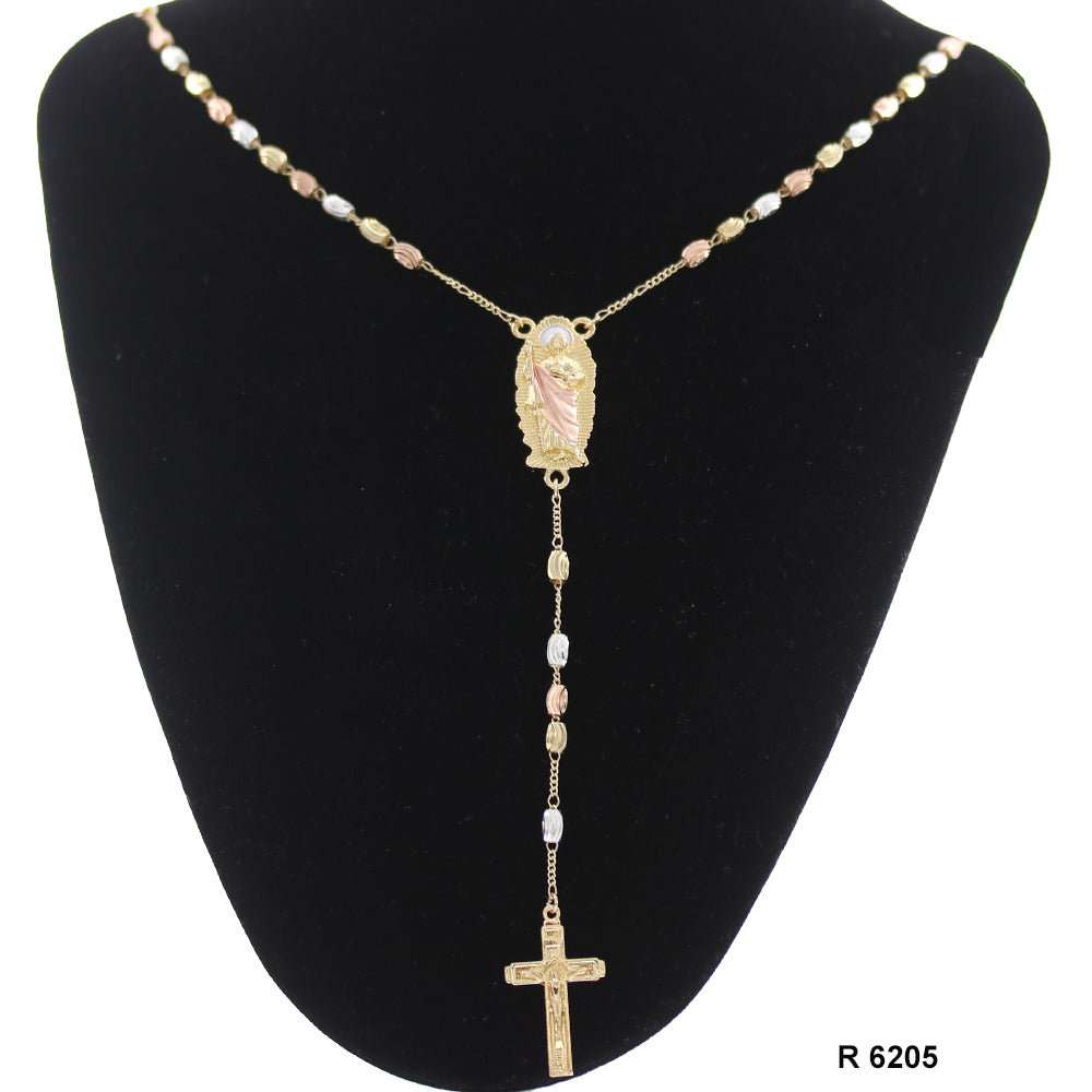6 MM Rice Beads San Judas Rosary R 6205