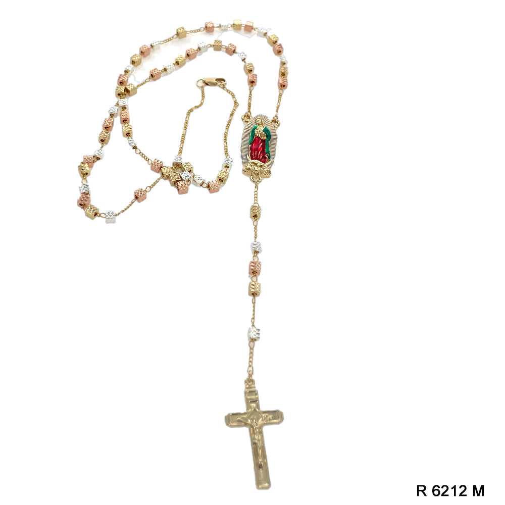 Guadalupe Square Beads Rosary R 6212 M