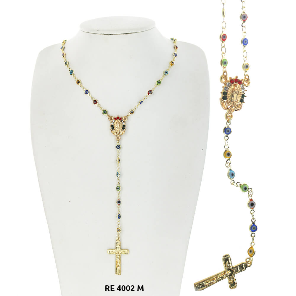 Evil Eye Guadalupe Rosary RE 4002 M
